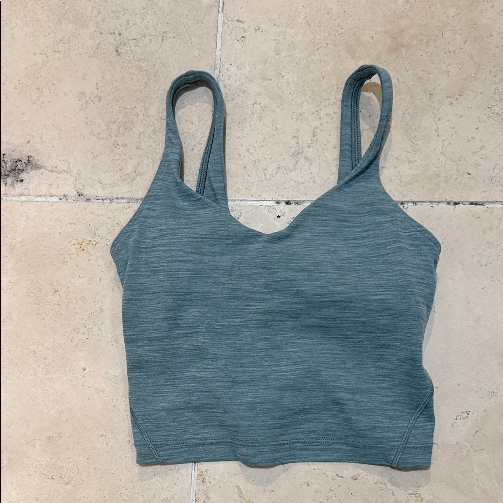 lululemon athletica Gray Crop Top